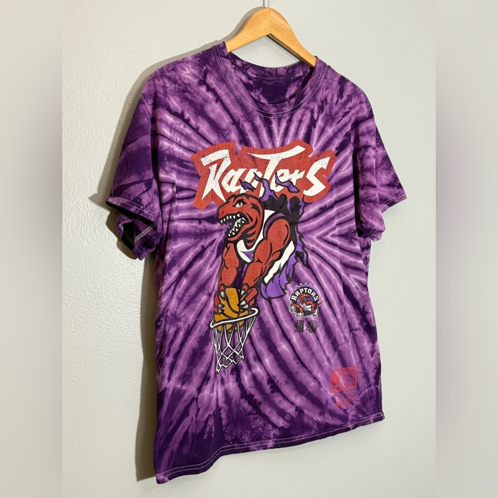 Mitchell & Ness NBA Toronto Raptors Tie Dye Graphic Tee | Large - Picture 2 of 4